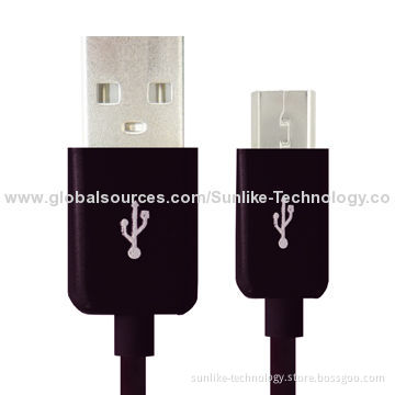 Micro USB Cable with ABS Shell, Suitable for Samsung and HTC